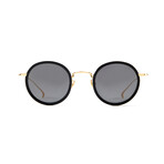 Men's Nicolas Polarized Sunglasses // Black Gold + Smoke