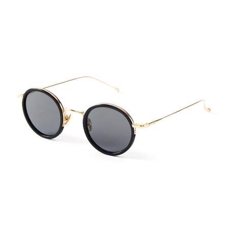 Men's Nicolas Polarized Sunglasses // Black Gold + Smoke