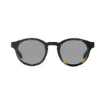Men's Alexis Polarized Sunglasses // Black Marble + Smoke