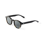 Men's Alexis Polarized Sunglasses // Black Marble + Smoke
