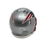 Deion Branch // New England Patriots // Signed Mini Helmet + Inscription