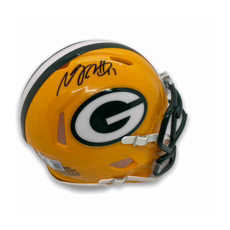 Davante Adams // Green Bay Packers // Signed Mini Helmet
