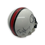 Steve Young & Joe Theismann // Autographed Hall of Fame Mini Helmet