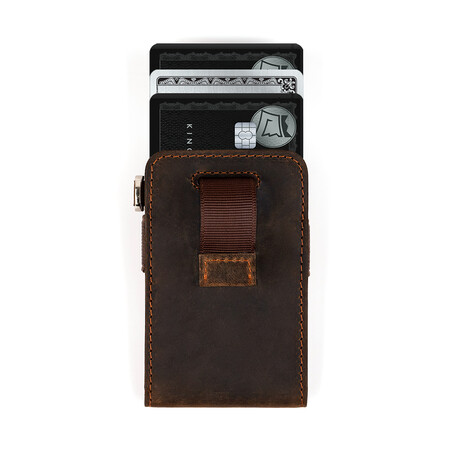 Mini 2.0 Wallet // Classy Dark brown