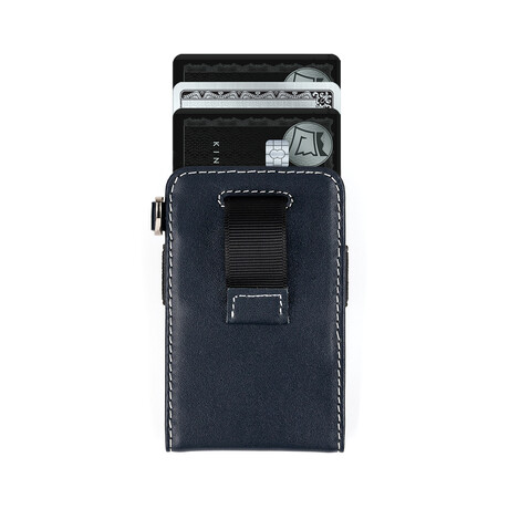 Mini 2.0 Wallet // Executive Dark Blue