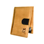 Hybrid Wallet // Buckskin Light Brown