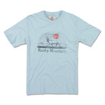 Rocky Mountain National Park Vintage Fade Tee // Corydalis Blue (M)