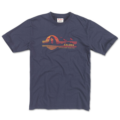 Arches National Park Brass Tack Tee // Navy (S)