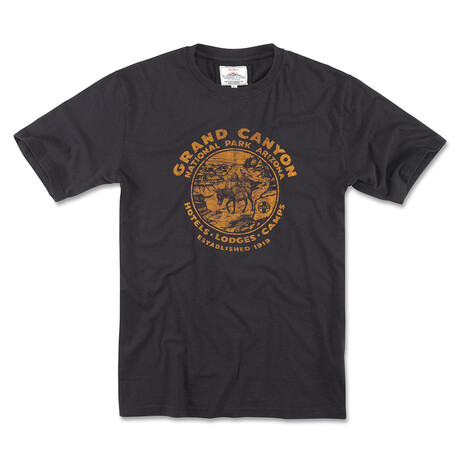 Grand Canyon National Park Vintage Fade Tee // Black (S)