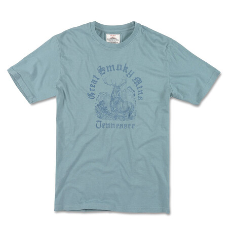 Great Smokey Mountain Vintage Fade Tee // Smoke Blue (S)