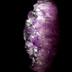 Natural Crystal Amethyst Geode + Iron Display Stand // Large // v.1