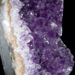 Natural Crystal Amethyst Geode + Iron Display Stand // Medium // Ver. 1