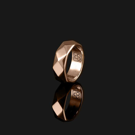 Geom Ring // 18K Solid Rose Gold (8.5)