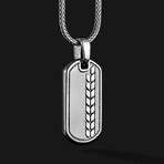 Royale Pendant // 18K Solid White Gold