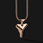 Kudos Pendant // 18K Solid Rose Gold