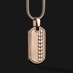 Royale Pendant // 18K Solid Rose Gold