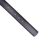 Salvatore Ferragamo // Smooth Cut-To-Fit Reversible Belt // Black + Brown