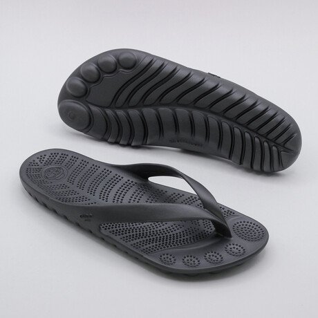 GUDO Flip Flops // Night Platinum (Men's Size 7 // Women's Size 9)