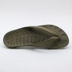 GUDO Flip Flops + Drybag // Seaweed Green (Men's Size 7 // Women's Size 9)