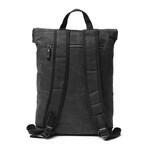 Petra Leather Backpack // Black