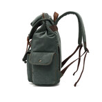 Buckskin Leather Backpack // Black