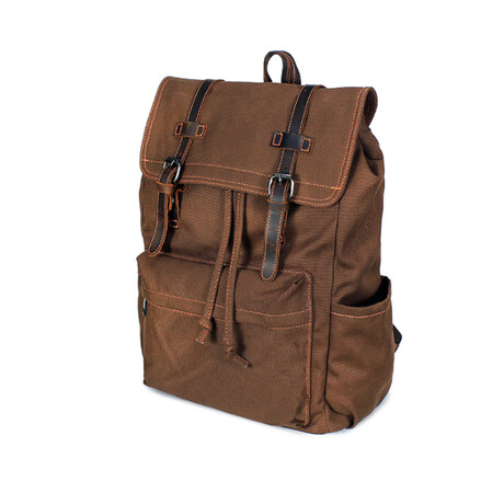 Paria Leather Backpack // Coffee
