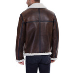 Jameson Leather Jacket // Whiskey (M)