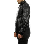 Sean Leather Jacket // Black (M)