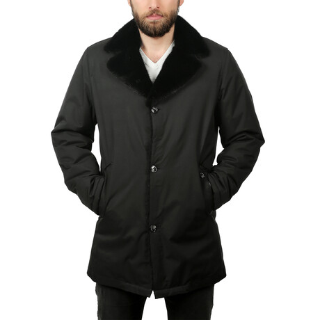 Simon Leather Jacket // Black (S)