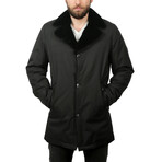 Simon Leather Jacket // Black (M)