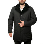 Simon Leather Jacket // Black (M)