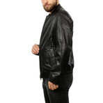 Jackson Leather Jacket // Black (L)