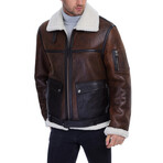 Jameson Leather Jacket // Whiskey (M)