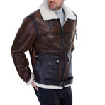 Jameson Leather Jacket // Whiskey (M)