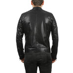 Luis Leather Jacket // Black (M)