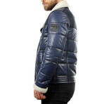 Drew Leather Jacket // Parlement (2XL)