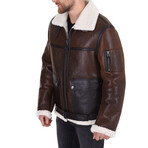 Jameson Leather Jacket // Whiskey (M)