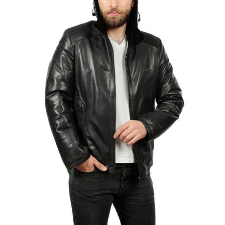 Charles Leather Jacket // Black (S)