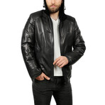 Charles Leather Jacket // Black (L)