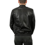 Jackson Leather Jacket // Black (L)