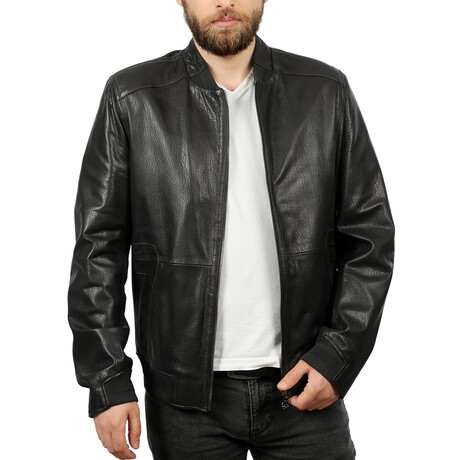 Jackson Leather Jacket // Black (S)