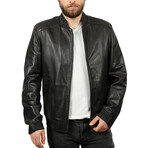 Jackson Leather Jacket // Black (L)