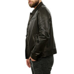 Jackson Leather Jacket // Black (L)