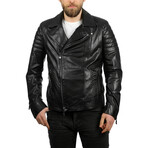 Sean Leather Jacket // Black (M)