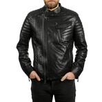 Luis Leather Jacket // Black (M)