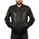 Jackson Leather Jacket // Black (L)
