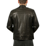Jackson Leather Jacket // Black (L)