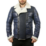 Drew Leather Jacket // Parlement (2XL)