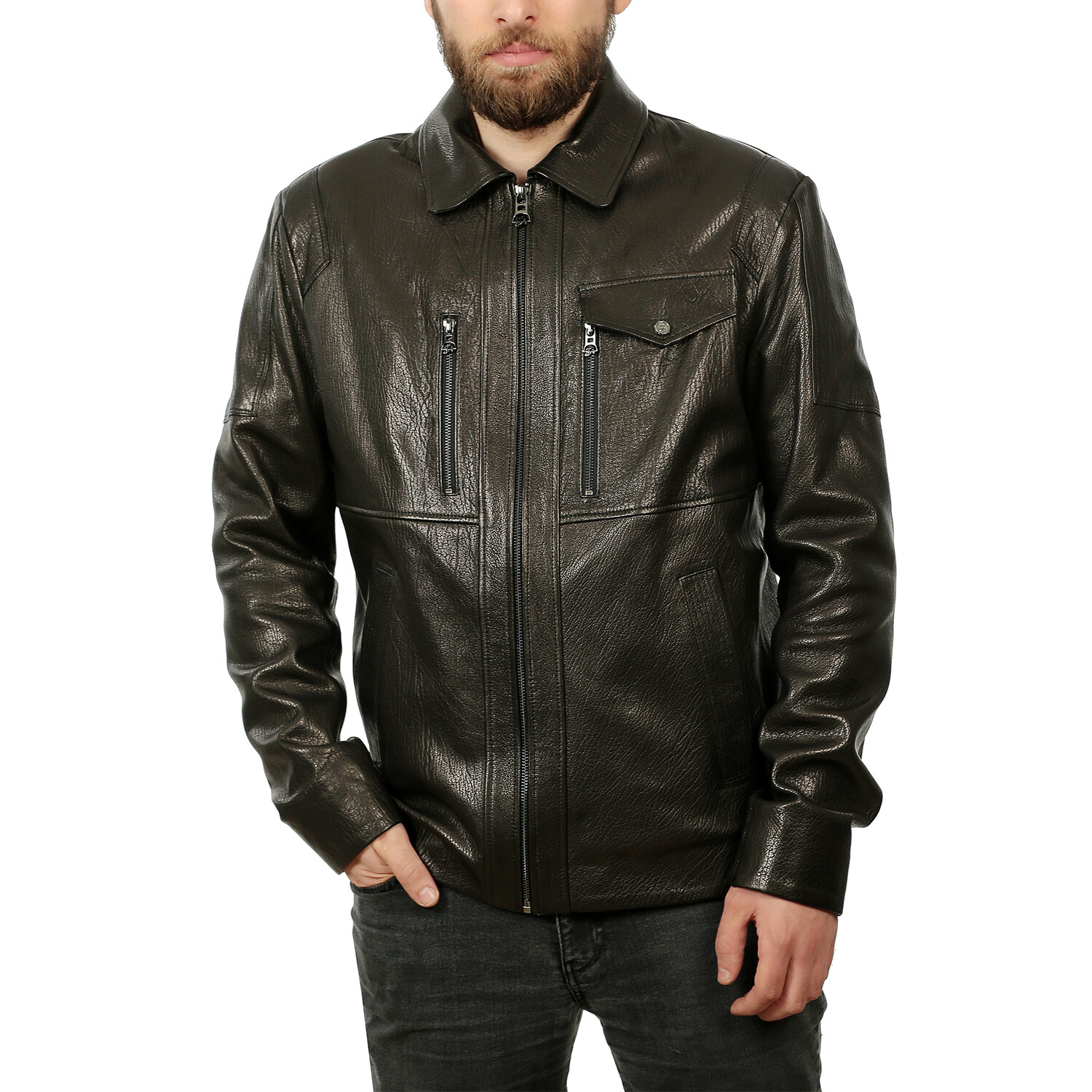 Carlos Leather Jacket // Black (2XL) - Franko Armondi - Touch of Modern