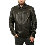 Carlos Leather Jacket // Black (XL)